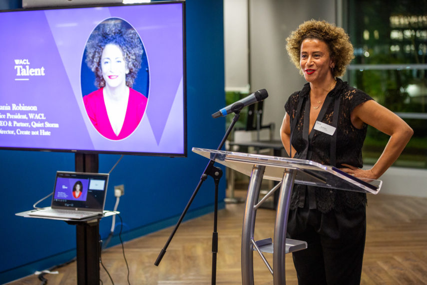 WACL President, Rania Robinson launching her agenda for gender equality