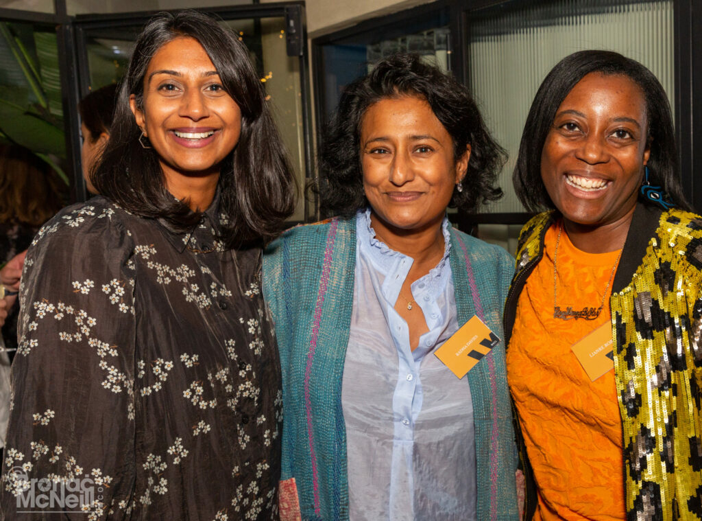 WACL members Hanisha Kotecha, Radha Davies and Lianre Robinson