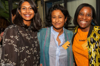 WACL members Hanisha Kotecha, Radha Davies and Lianre Robinson