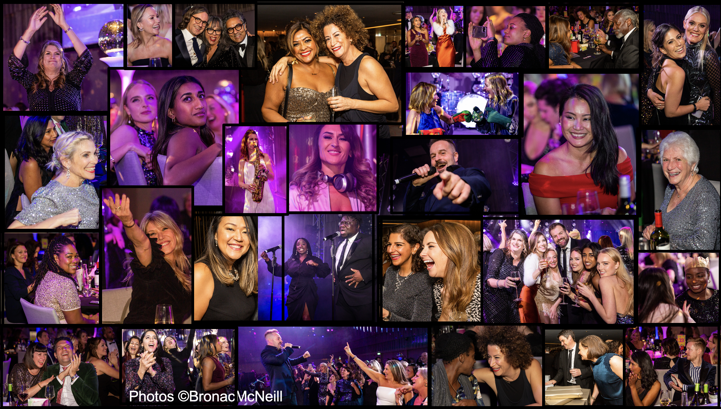 A montage of photos from WACL's Christmas Gala 2022